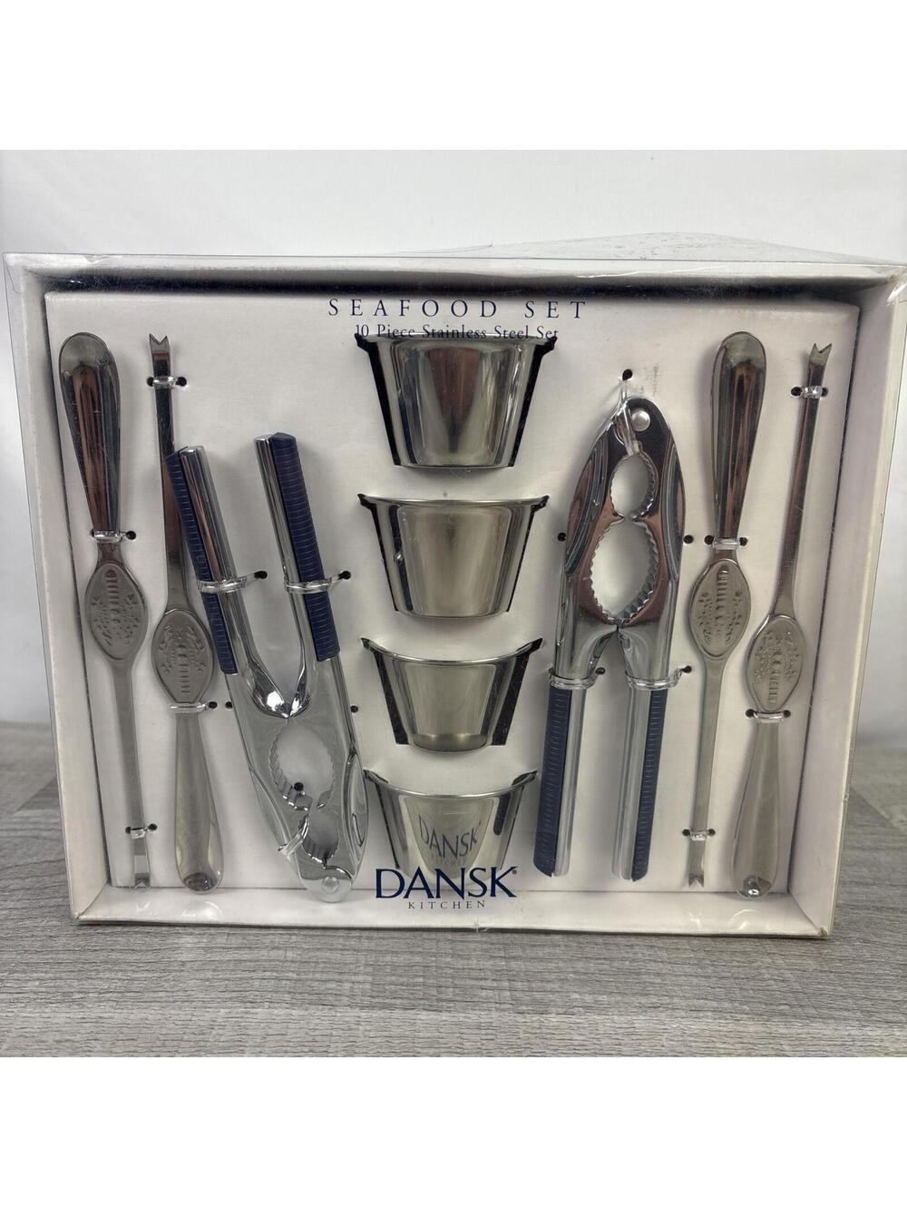Dansk Seafood Set 10 Piece Stainless Steel Scandinavian Danish Design